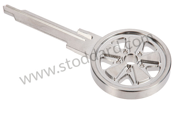 99A001055262 - ENGRAVING KEY - RAW STEEL FUCHS RIM STYLE FOR 911 / 914 / 959 70-98 for Porsche 