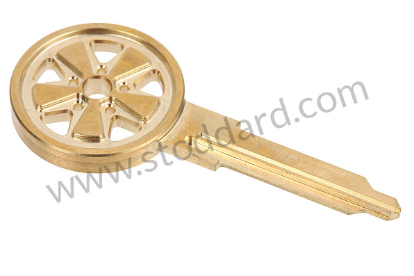 99A001055263 - ENGRAVING KEY - FUCHS RIM STYLE BRASS GOLD FOR 911 / 914 / 959 70-98 for Porsche 