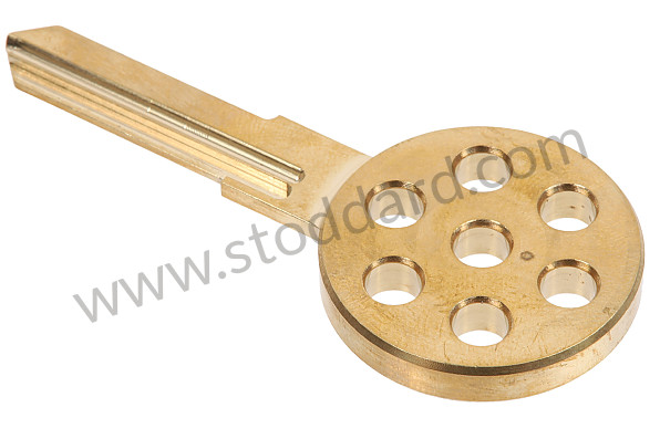 99A001055266 - ENGRAVING KEY - STYLE 917 BRASS GOLD FOR 924 / 944 for Porsche 924 80-85 &bull; 1980 &bull; 924 Turbo &bull; Coupe &bull; Manual Gearbox, 5 Speed