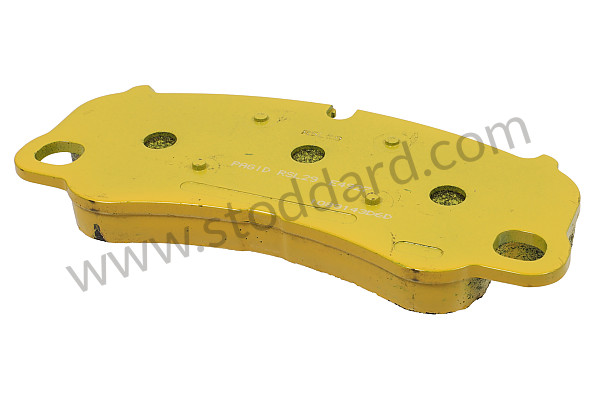 99A001056638 - PAGID YELLOW FRONT PLATE for Porsche 