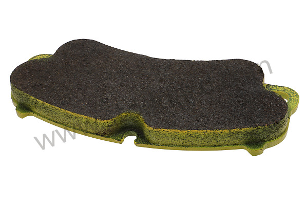 99A001056638 - PAGID YELLOW FRONT PLATE for Porsche 