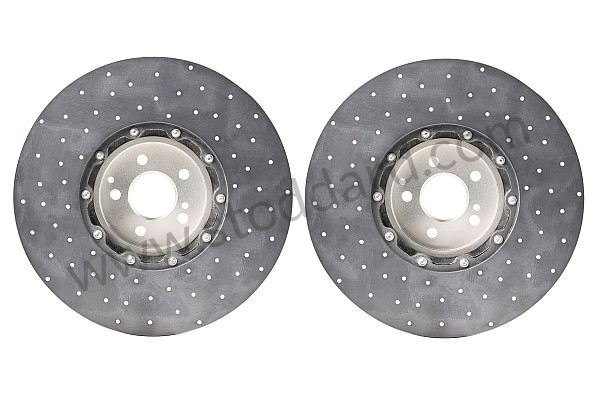99A001056650 - BRAID CARBON CERAMIC BRAKE DISCS for Porsche 997 Gt3 / Gt3-2 &bull; 2011 &bull; 997 Gt3 Rs 3.8 &bull; Coupe &bull; Manual Gearbox, 6 Speed