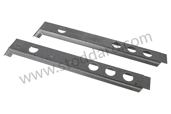 99A001058663 - REAR HOOD HINGE FIXING BRACKETS (PAIR) for Porsche 356B T6 &bull; 1961 &bull; 1600 (616/1 T6) &bull; Cabrio B T6 &bull; Manual Gearbox, 4 Speed
