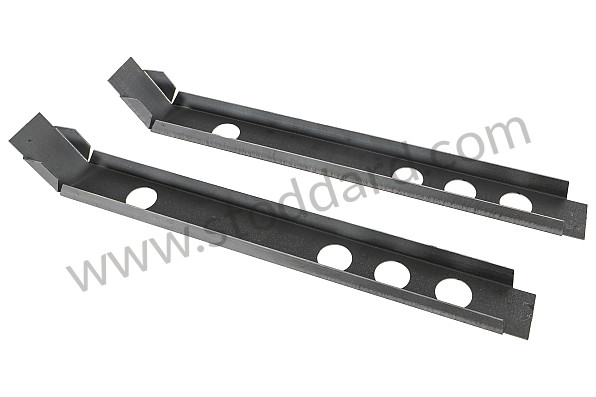 99A001058663 - REAR HOOD HINGE FIXING BRACKETS (PAIR) for Porsche 356B T6 &bull; 1961 &bull; 1600 (616/1 T6) &bull; Cabrio B T6 &bull; Manual Gearbox, 4 Speed
