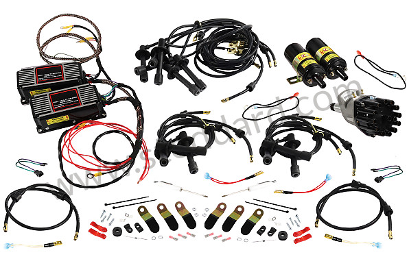 99A001060911 - COMPLETE IGNITION KIT WITH DOUBLE IGNITER + DOUBLE HOUSING + HARNESS + COILS for Porsche 911 65-69 &bull; 1969 &bull; 2.0T &bull; Coupe &bull; Manual Gearbox, 5 Speed