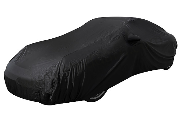 99A001062437 - OUTDOOR CAR COVER WITH MIRROR POCKETS - BLACK WATERPROOF (991, 991T, 992, 996, 996T, 997, 997T, 718, 981, 981 SPYDER, 986, 987, 981C GT4, 987C) for Porsche 
