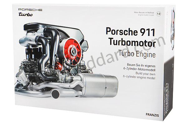 99A001062453 - 1/3 SCALE 911 TURBO ENGINE WITH SOUND AND ENGINE MOTION (ENGLISH & GERMAN) for Porsche 