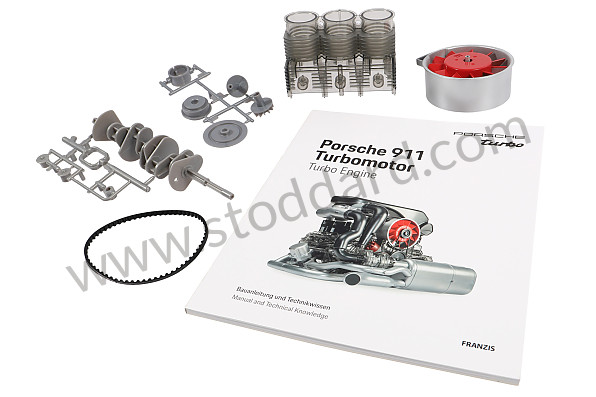 99A001062453 - 1/3 SCALE 911 TURBO ENGINE WITH SOUND AND ENGINE MOTION (ENGLISH & GERMAN) for Porsche 