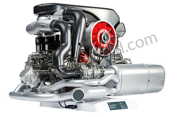 99A001062453 - 1/3 SCALE 911 TURBO ENGINE WITH SOUND AND ENGINE MOTION (ENGLISH & GERMAN) for Porsche 