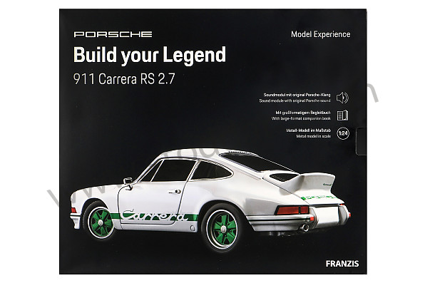 99A001062454 - 911 CARRERA 2.7 RS 1/24 SCALE MODEL CAR WITH ENGINE SOUND (ENGLISH & GERMAN) for Porsche 
