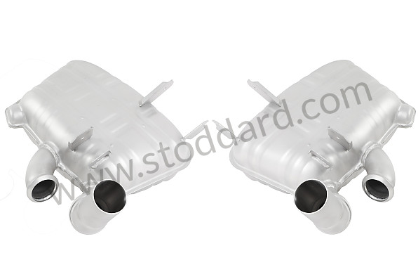 99A001062458 - PAIR OF SILENCERS for Porsche 996 &bull; 2002 &bull; 996 Carrera 4S &bull; Cabrio &bull; Automatic Gearbox