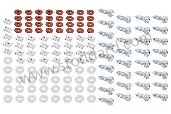 99A001063215 - FRONT FENDER FIXING KIT for Porsche 911 74-77 + 912E &bull; 1976 &bull; 912E &bull; Coupe &bull; Manual Gearbox, 5 Speed