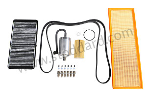 MAINTENANCE KIT - 996 GT3 1999-2005 (MODEL WITH AIR CONDITIONING AND CABIN FILTER WITH ACTIVATED CHARCOAL)  (99A001063274)
