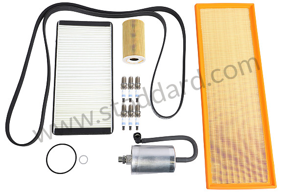 99A001063275 - MAINTENANCE KIT - 996 GT3 1999-2005 (MODEL WITH AIR CONDITIONING AND CABIN FILTER WITHOUT ACTIVATED CHARCOAL) for Porsche 996 Gt3 / Gt3-1 &bull; 2000 &bull; 996 Gt3 &bull; Coupe &bull; Manual Gearbox, 6 Speed