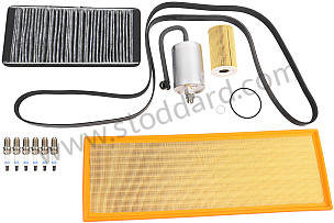 MAINTENANCE KIT - 996 TURBO / GT2 2001-2005 (MODEL WITH CABIN FILTER WITH ACTIVATED CHARCOAL)  (99A001063278)