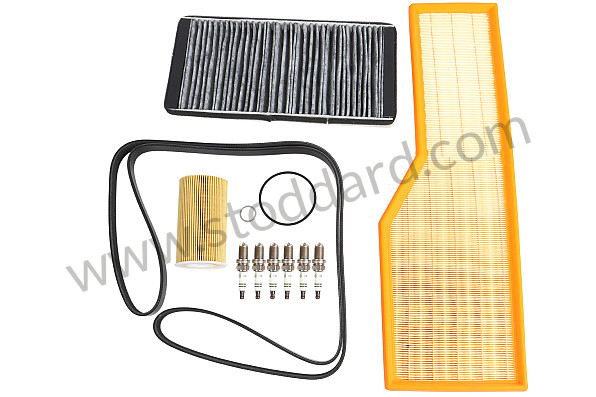 99A001063280 - MAINTENANCE KIT - 996 C2 / C4 / C4S 2002-2005 (MODEL WITH AIR CONDITIONING AND CABIN FILTER WITH ACTIVATED CHARCOAL) for Porsche 996 &bull; 2003 &bull; 996 Carrera 2 &bull; Coupe &bull; Manual Gearbox, 6 Speed