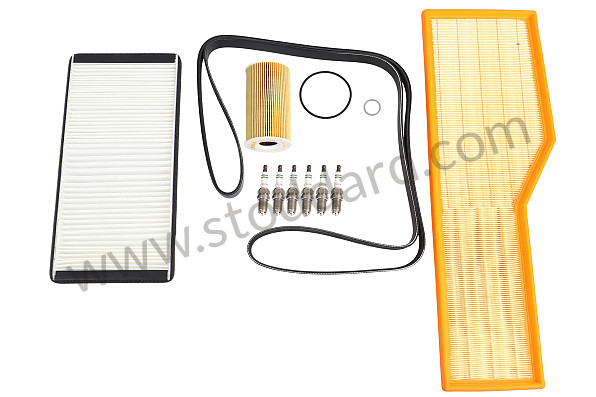 99A001063281 - MAINTENANCE KIT - 996 C2 / C4 / C4S 2002-2005 (MODEL WITH AIR CONDITIONING AND CABIN FILTER WITHOUT ACTIVATED CHARCOAL) for Porsche 996 &bull; 2005 &bull; 996 Carrera 4 &bull; Cabrio &bull; Manual Gearbox, 6 Speed