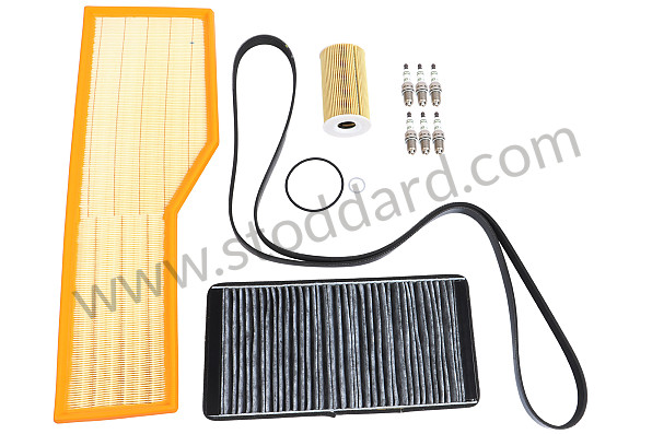 99A001063282 - MAINTENANCE KIT - 996 C2 / C4 / C4S 2002-2005 (MODEL WITHOUT AIR CONDITIONING AND CABIN FILTER WITH ACTIVATED CHARCOAL) for Porsche 996 &bull; 2003 &bull; 996 Carrera 4S &bull; Coupe &bull; Manual Gearbox, 6 Speed