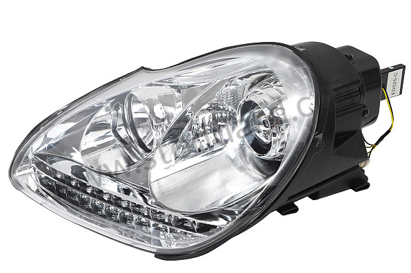 99A001064184 - FRONT HEADLIGHTS WITH LED INDICATOR for Porsche Cayenne 955 03-06 &bull; 2003 &bull; Cayenne S V8 &bull; Manual Gearbox, 6 Speed