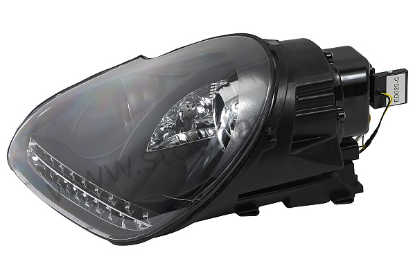 99A001064185 - BLACK FRONT HEADLIGHTS WITH LED INDICATOR for Porsche Cayenne 955 03-06 &bull; 2003 &bull; Cayenne V6 &bull; Manual Gearbox, 6 Speed