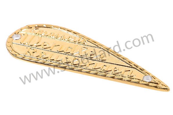 99A001067371 - PAIR OF WENDLER BODYWORK BADGES for Porsche 