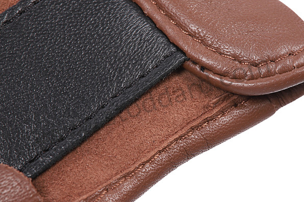 99A001069351 - LEATHER DRIVING FINGERLESS GLOVES - COGNAC CRUISER for Porsche 