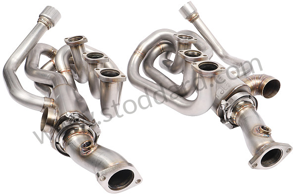 99A001075942 - 44.5MM STAINLESS STEEL EXCHANGER KIT for Porsche 911 70-73 &bull; 1973 &bull; 2.4T-E &bull; Targa &bull; Automatic Gearbox
