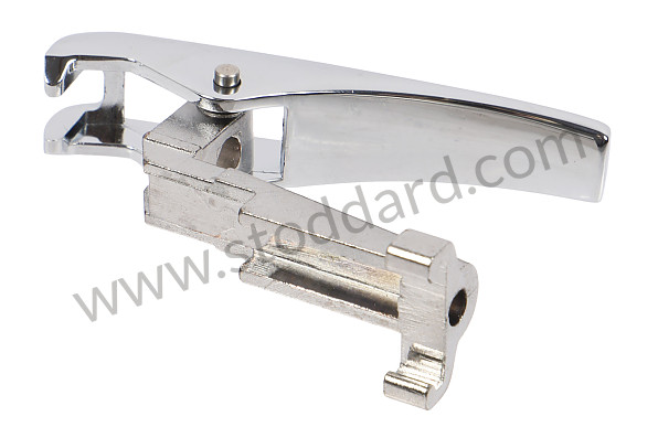 99A001078733 - CHROME DOOR HANDLE STRIKE for Porsche 911 70-73 &bull; 1972 &bull; 2.4E &bull; Coupe &bull; Manual Gearbox, 4 Speed