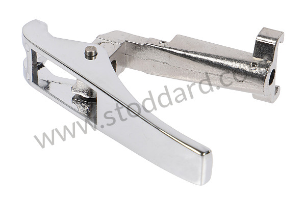 99A001078733 - CHROME DOOR HANDLE STRIKE for Porsche 911 Turbo + 965 &bull; 1975 &bull; 3.0 Turbo &bull; Coupe &bull; Manual Gearbox, 4 Speed