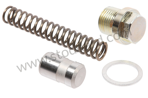 99A001078822 - 911 74-77 OIL PRESSURE VALVE KIT ON RIGHT ENGINE CRANKCASE for Porsche 911 74-77 + 912E &bull; 1974 &bull; 2.7 &bull; Coupe &bull; Automatic Gearbox