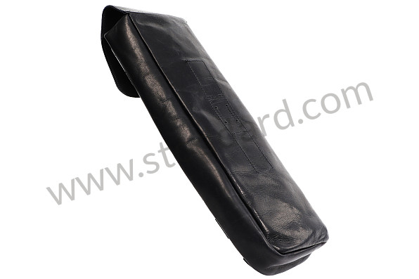99A001078863 - REUTTER RECARO CLASSIC FIRST AID KIT CASE IN LEATHER AND FABRIC - PASHA BLACK AND WHITE for Porsche 