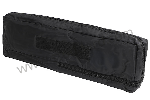 99A001078863 - REUTTER RECARO CLASSIC FIRST AID KIT CASE IN LEATHER AND FABRIC - PASHA BLACK AND WHITE for Porsche 