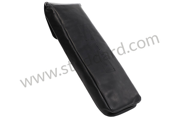 99A001078864 - REUTTER RECARO CLASSIC FIRST AID KIT CASE IN LEATHER AND FABRIC - PASHA BLACK AND BLUE for Porsche 