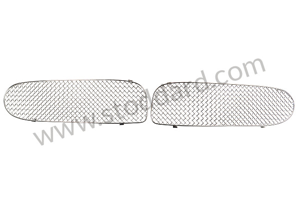 99A001078899 - FRONT BUMPER GRILLES for Porsche Boxster 986 97-04 &bull; 2000 &bull; Boxster 2.7 &bull; Cabrio &bull; Manual Gearbox, 5 Speed