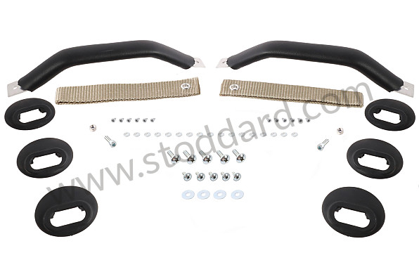 99A001080499 - COMPLETE HANDLE KIT 964 RS 92 FOR 911 (FOR PANEL P 592580) for Porsche 911 74-77 + 912E &bull; 1975 &bull; 2.7S &bull; Coupe &bull; Automatic Gearbox