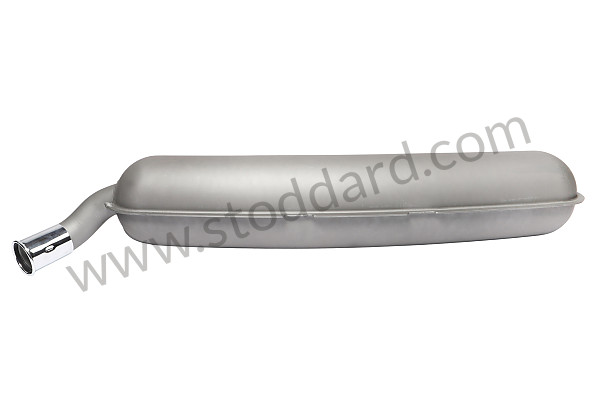 99A001082976 - EXHAUST SILENCER DANSK for Porsche 911 74-77 + 912E &bull; 1976 &bull; 2.7 &bull; Coupe &bull; Automatic Gearbox