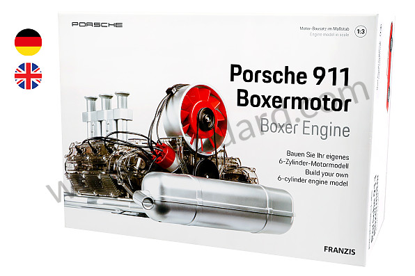 99A001083258 - 1/3 SCALE 911 ENGINE WITH SOUND AND ENGINE MOTION (ENGLISH & GERMAN) - NEW VERSION for Porsche 