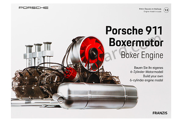 99A001083258 - 1/3 SCALE 911 ENGINE WITH SOUND AND ENGINE MOTION (ENGLISH & GERMAN) - NEW VERSION for Porsche 