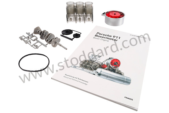 99A001083258 - 1/3 SCALE 911 ENGINE WITH SOUND AND ENGINE MOTION (ENGLISH & GERMAN) - NEW VERSION for Porsche 