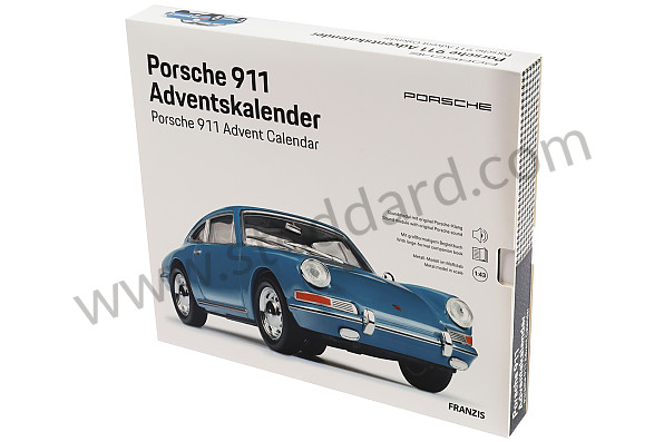 99A001083261 - 911 CLASSIC (1963) BLUE ADVENT CALENDAR 1/43 SCALE WITH ENGINE SOUND (ENGLISH & GERMAN) for Porsche 