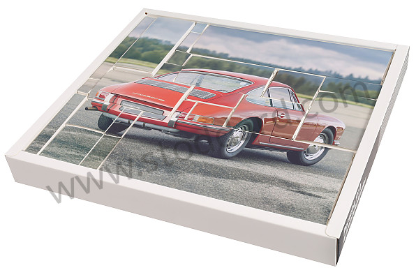 99A001083262 - 911 YELLOW ADVENT CALENDAR 1/43 SCALE WITH ENGINE SOUND (ENGLISH & GERMAN) - LIMITED EDITION WITH ROOF SURFING for Porsche 