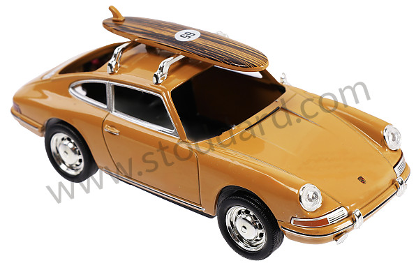 99A001083262 - 911 YELLOW ADVENT CALENDAR 1/43 SCALE WITH ENGINE SOUND (ENGLISH & GERMAN) - LIMITED EDITION WITH ROOF SURFING for Porsche 