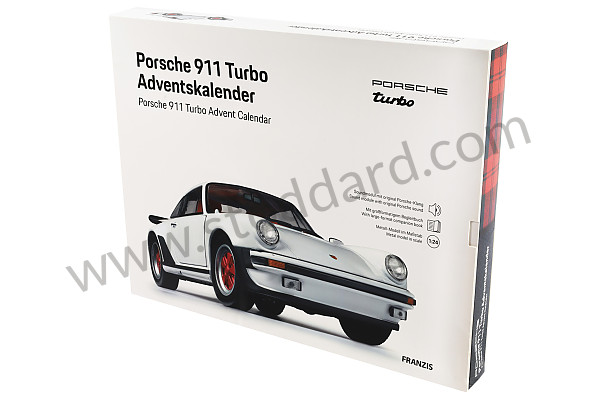 99A001083264 - 911 TURBO WHITE ADVENT CALENDAR 1/24 SCALE WITH ENGINE SOUND (ENGLISH & GERMAN) for Porsche 