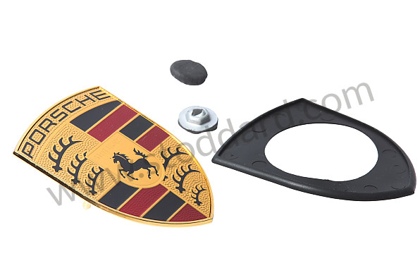 99A001083275 - FRONT HOOD BADGE KIT for Porsche 997 09-12 &bull; 2011 &bull; 997 C4 Gts &bull; Coupe &bull; Pdk Gearbox