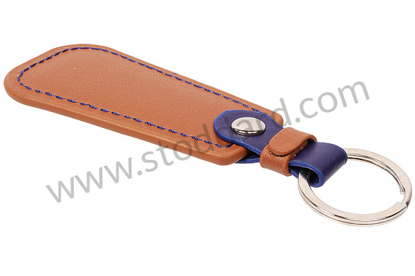 99A001083337 - 24H LE MANS KEYRING OFFICIAL PRODUCT - BROWN LEATHERETTE for Porsche 