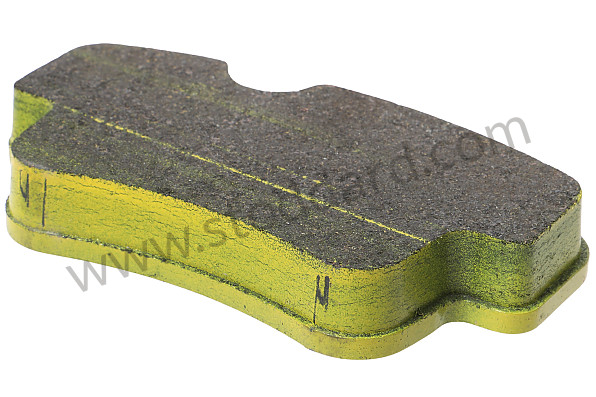 99A001083349 - PAGID YELLOW FRONT BRAKE PADS for Porsche 
