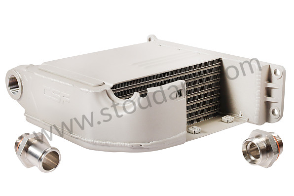 99A001083369 - CSF ALUMINUM HIGH-PERFORMANCE ENGINE OIL COOLER for Porsche 