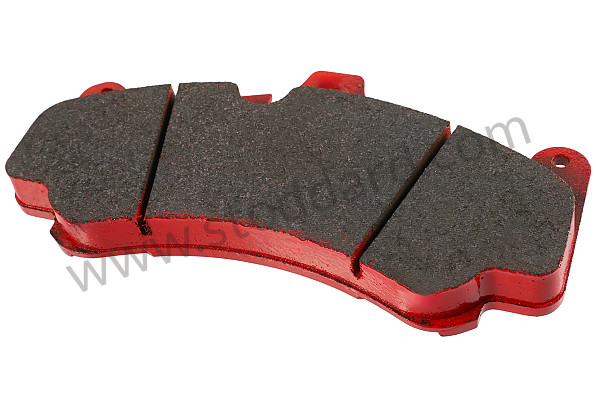99A001083488 - RED PAGID PLATES FRONT for Porsche 997 Turbo 07-09 &bull; 2009 &bull; 997 Turbo &bull; Cabrio &bull; Automatic Gearbox