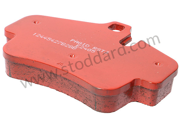 99A001083491 - RED PAGID PLAQUE for Porsche 996 Gt3 / Gt3-1 &bull; 2000 &bull; 996 Gt3 &bull; Coupe &bull; Manual Gearbox, 6 Speed