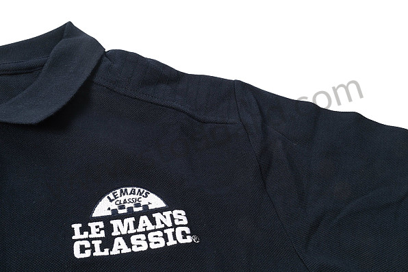 99A001084304 - LE MANS CLASSIC MEN'S POLO SHIRT OFFICIAL PRODUCT - NAVY BLUE for Porsche 